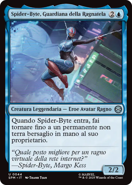 Magic Marvel Spider-man 44 Spider-Byte, Guardiana della Ragnatela