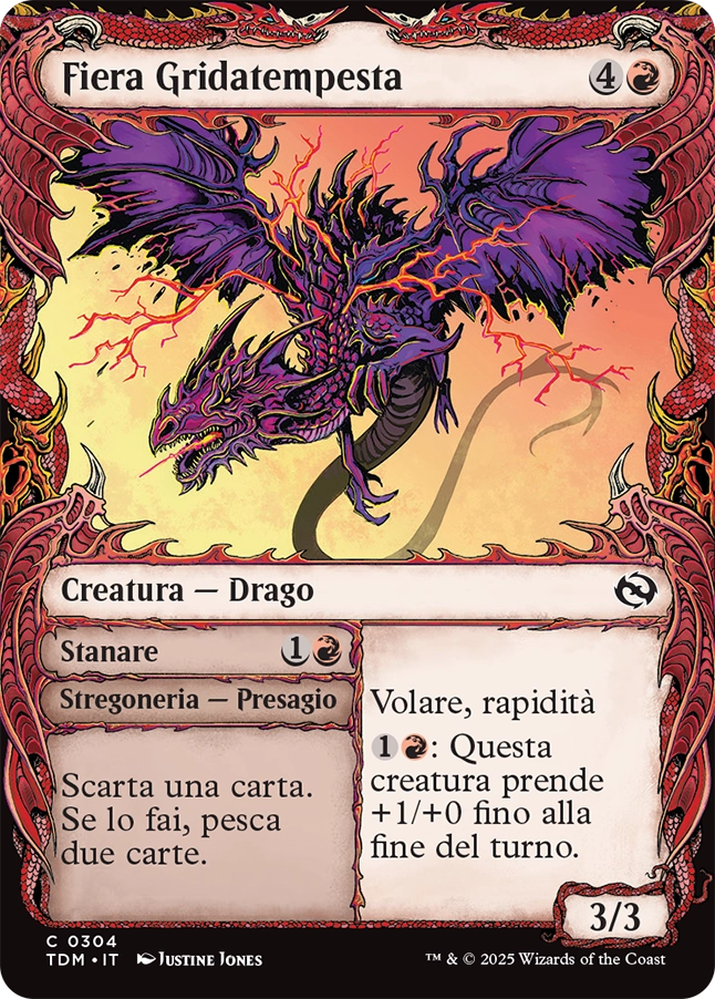 Tarkir la Dracotempesta 304 Fiera Gridatempesta extra