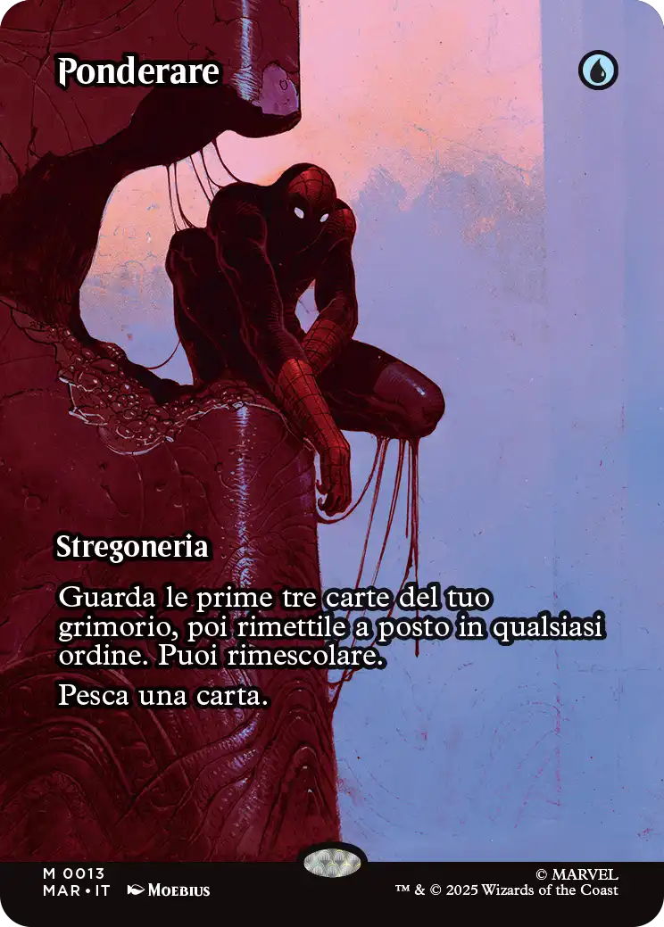 Magic Marvel Spider-man 244 Ponderare Source Material Cads