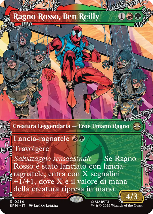 Magic Marvel Spider-man 214 Ragno Rosso, Ben Reilly extra