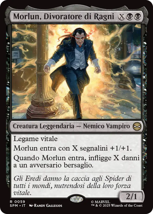 Magic Marvel Spider-man 59 Morlun, Divoratore di Ragni