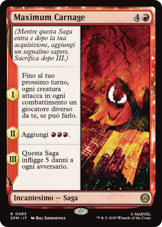 Magic Marvel Spider-man 83 Maximum Carnage