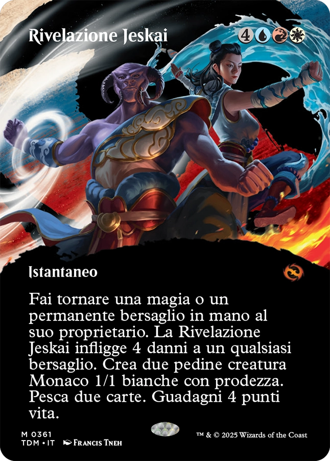 Tarkir la Dracotempesta 361 Rivelazione Jeskai extra