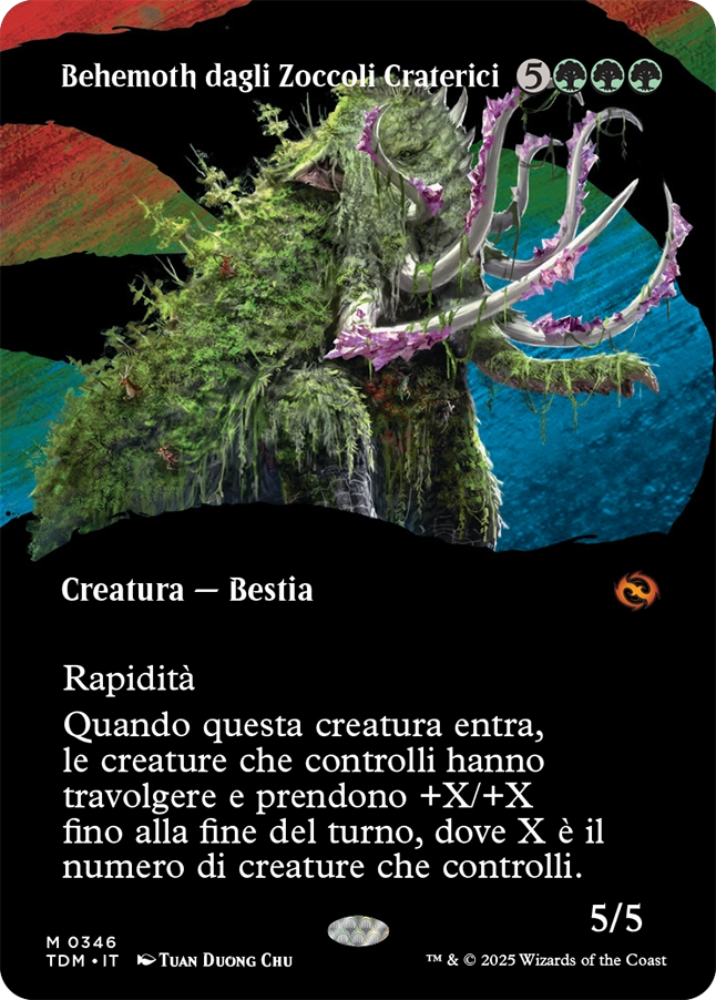 Tarkir la Dracotempesta 346 Behemoth dagli Zoccoli Craterici (V.1) extra