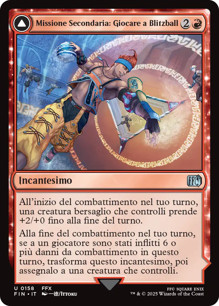 Final Fantasy 158 Missione Secondaria: Giocare a Blitzball/Campione del Mondo, Arm