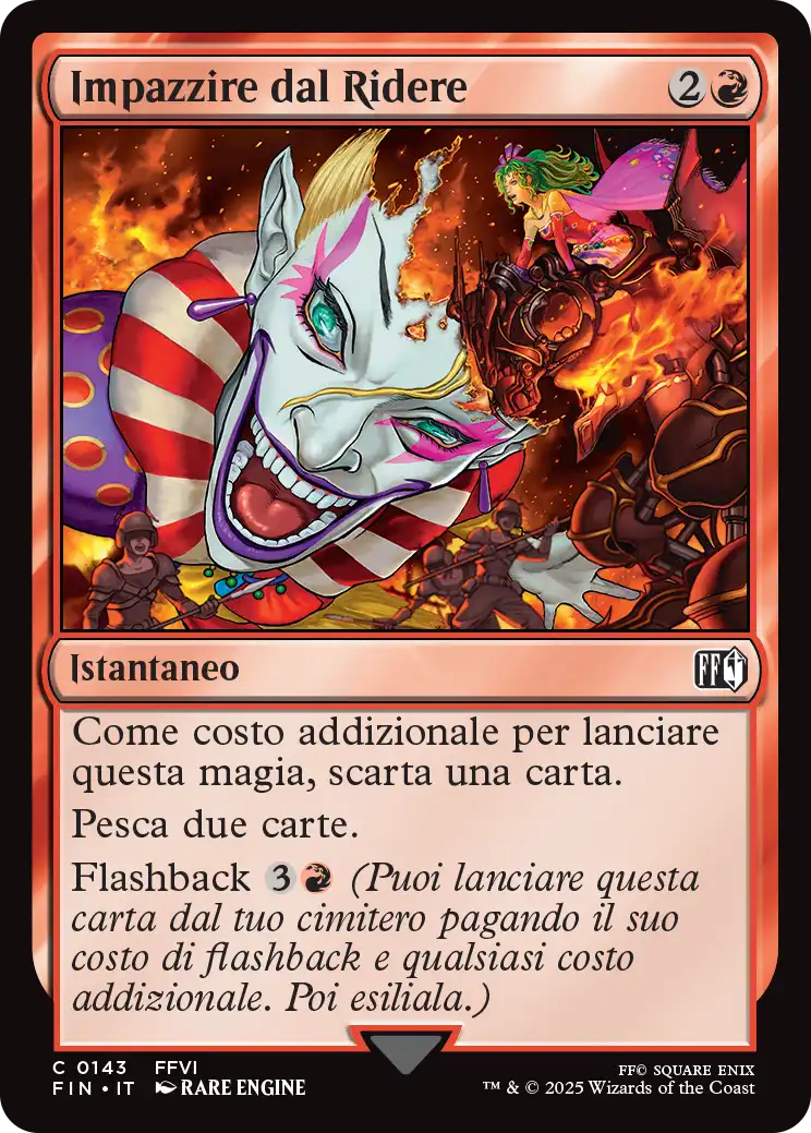 Final Fantasy foil 558 Impazzire dal Ridere foil