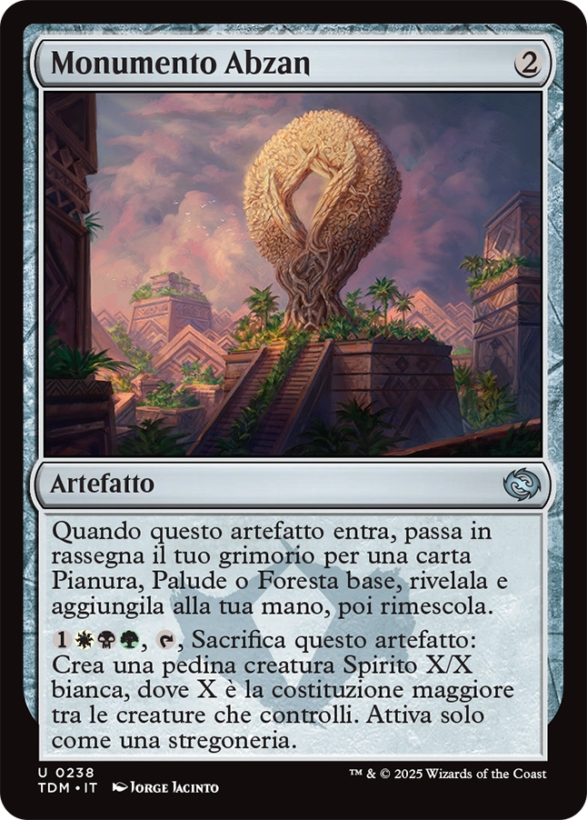 Tarkir la Dracotempesta 238 Monumento Abzan