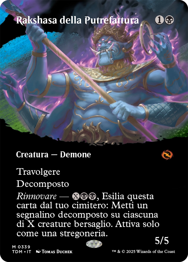 Tarkir la Dracotempesta 339 Rakshasa della Putrefattura extra
