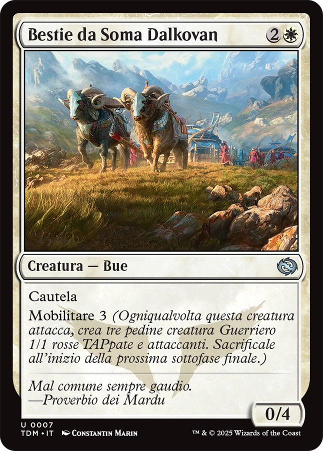 Tarkir la Dracotempesta 7 Bestie da Soma Dalkovan