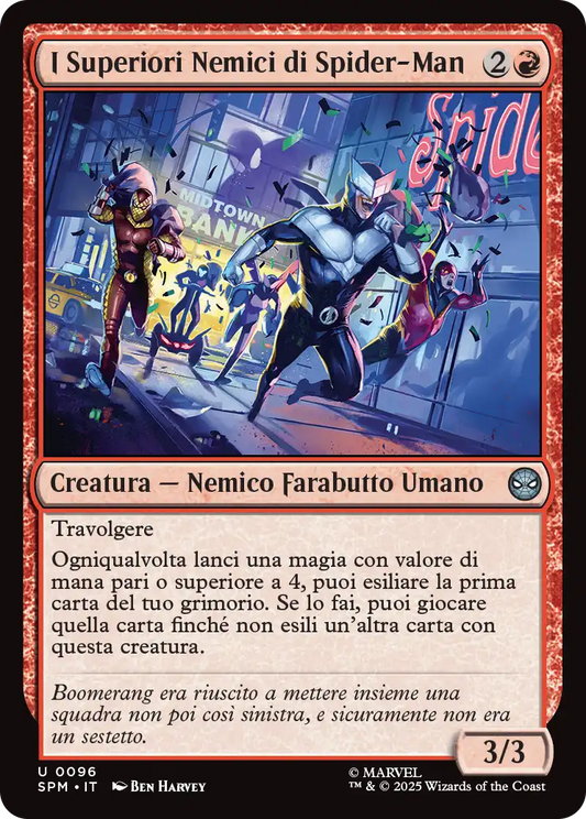 Magic Marvel Spider-man 96 I Superiori Nemici di Spider-Man