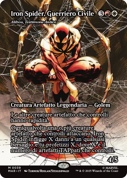 Magic Marvel Spider-man 270 Alibou, Testimone Antico Source Material Cads