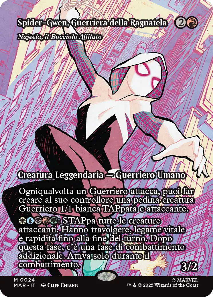 Magic Marvel Spider-man 255 Najeela, il Bocciolo Affilato Source Material Cads