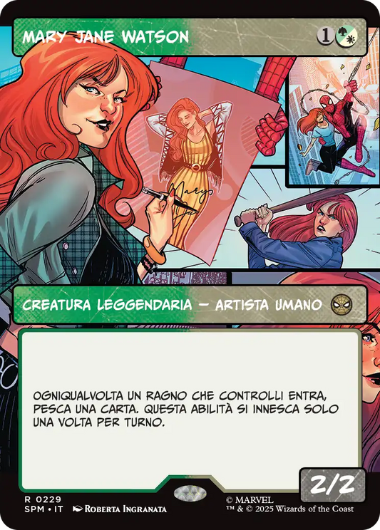 Magic Marvel Spider-man 348 Mary Jane Watson foil