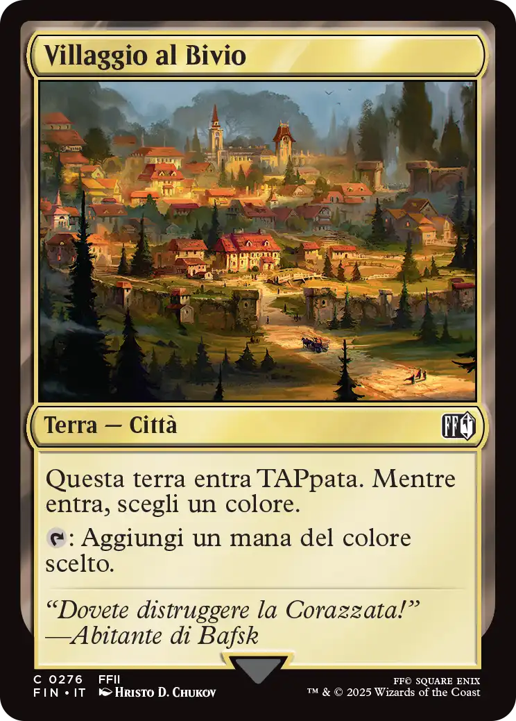 Final Fantasy 276 Villaggio al Bivio