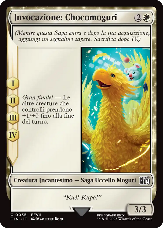 Final Fantasy 35 Invocazione: Chocomoguri