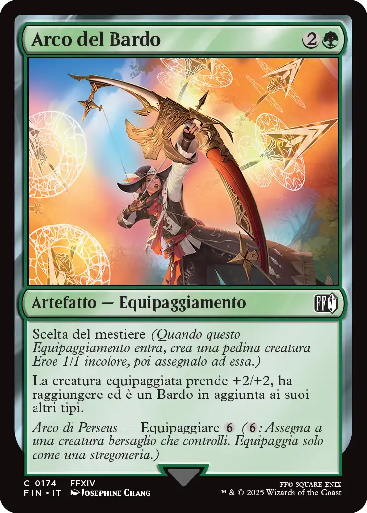 Final Fantasy foil 569 Arco del Bardo foil