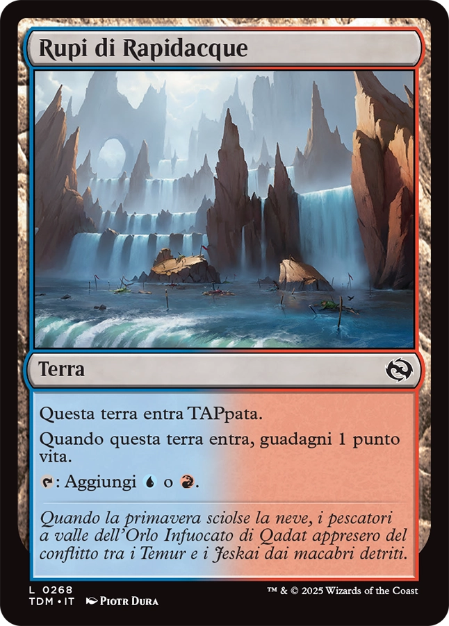 Tarkir la Dracotempesta 485 Rupi di Rapidacque foil