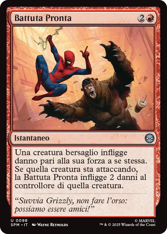 Magic Marvel Spider-man 98 Battuta Pronta