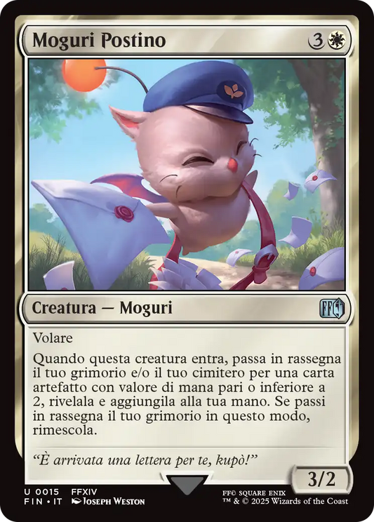 Final Fantasy 15 Moguri Postino