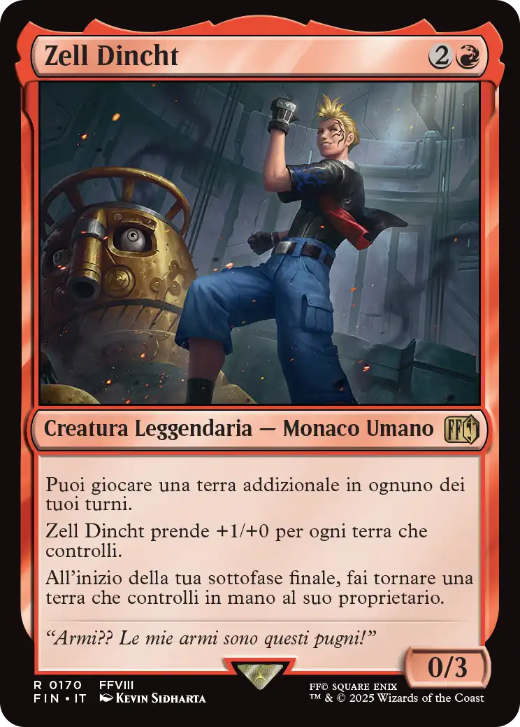 Final Fantasy 170 Zell Dincht