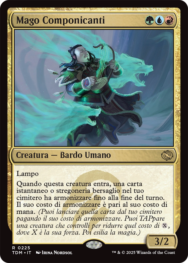 Tarkir la Dracotempesta 474 Mago Componicanti foil