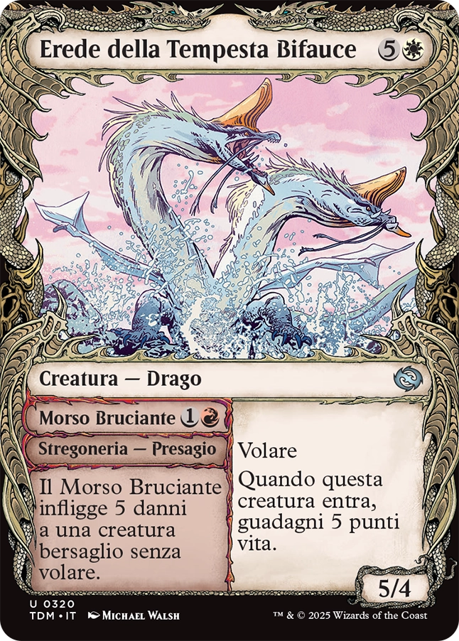 Tarkir la Dracotempesta 320 Erede della Tempesta Bifauce extra