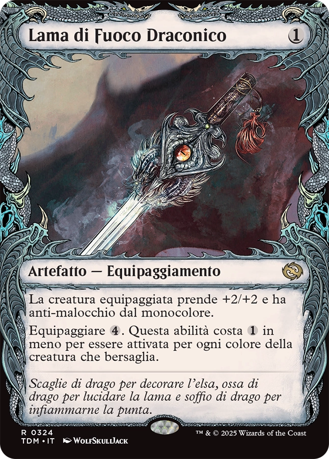 Tarkir la Dracotempesta 324 Lama di Fuoco Draconico extra