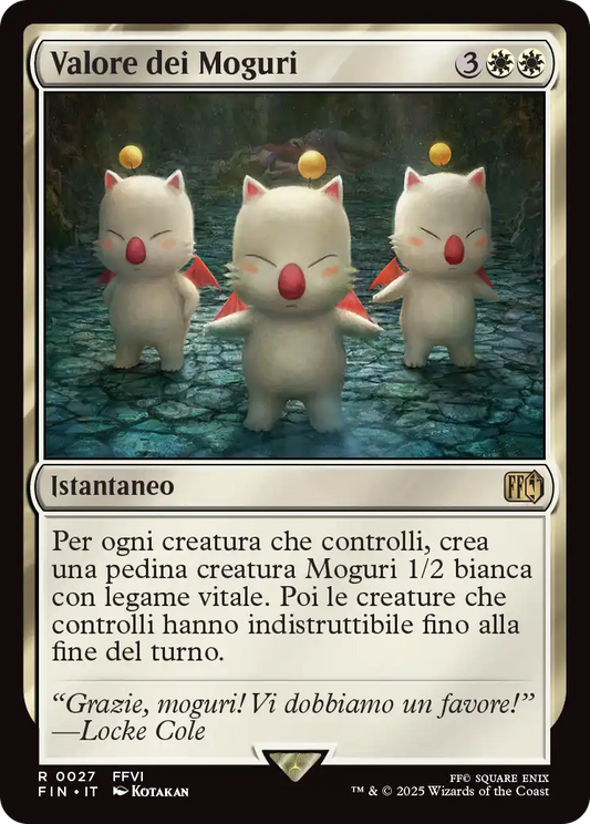 Final Fantasy 27 Valore dei Moguri