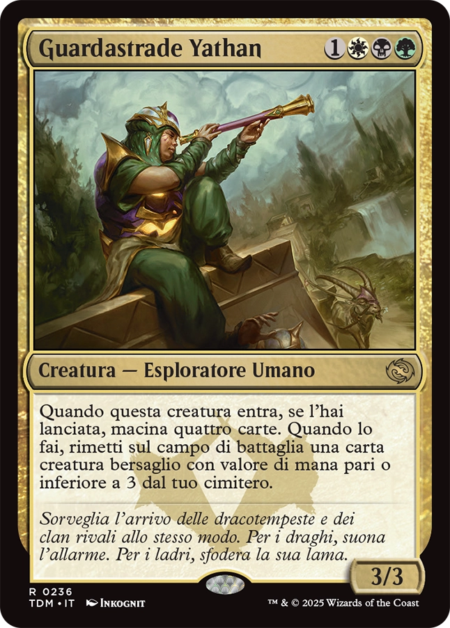 Tarkir la Dracotempesta 236 Guardastrade Yathan