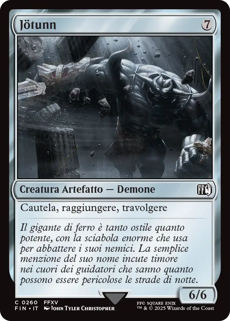 Final Fantasy foil 579 Jötunn foil