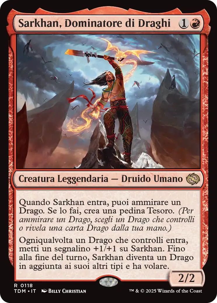 Tarkir la Dracotempesta 118 Sarkhan, Dominatore di Draghi