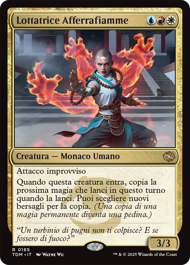 Tarkir la Dracotempesta 185 Lottatrice Afferrafiamme