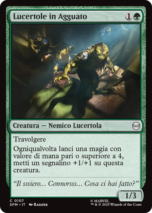 Magic Marvel Spider-man 107 Lucertole in Agguato