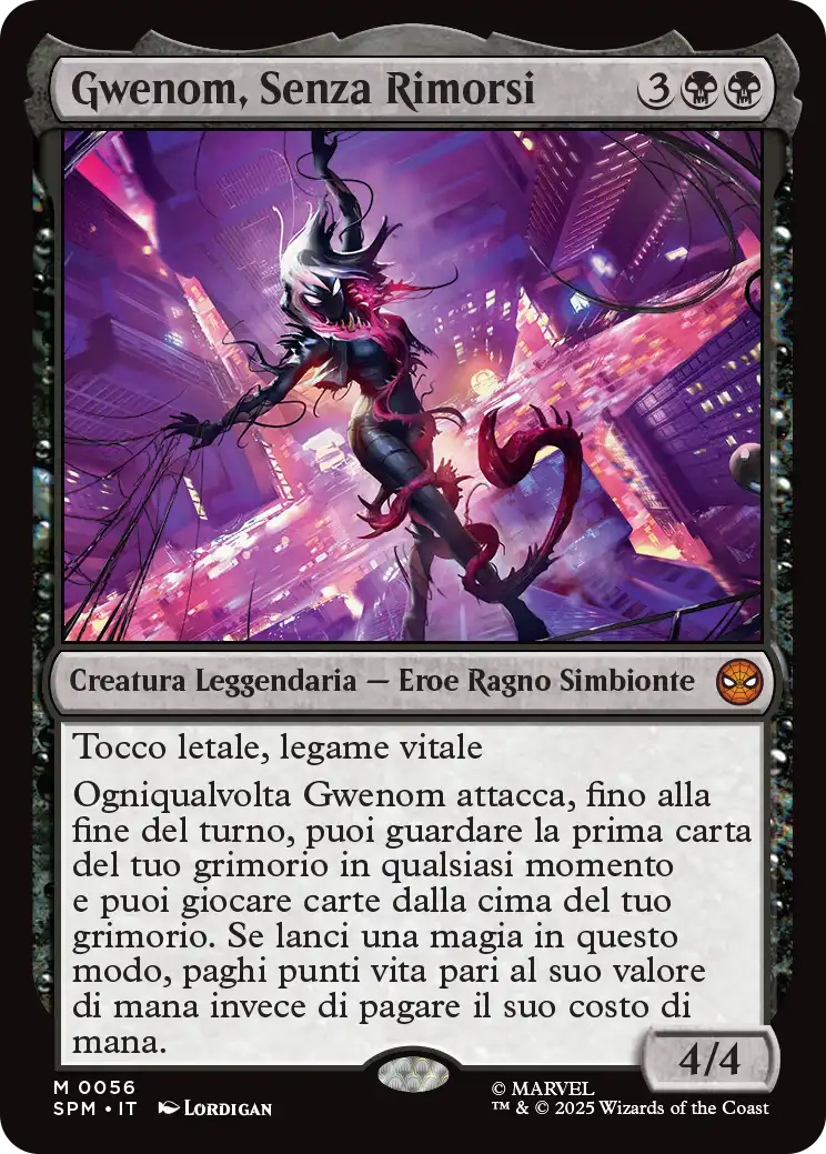 Magic Marvel Spider-man 56 Gwenom, Senza Rimorsi