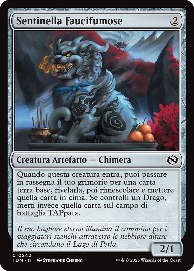 Tarkir la Dracotempesta 476 Sentinella Faucifumose foil