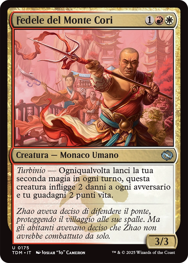 Tarkir la Dracotempesta 175 Fedele del Monte Cori