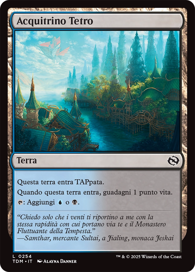 Tarkir la Dracotempesta 481 Acquitrino Tetro foil