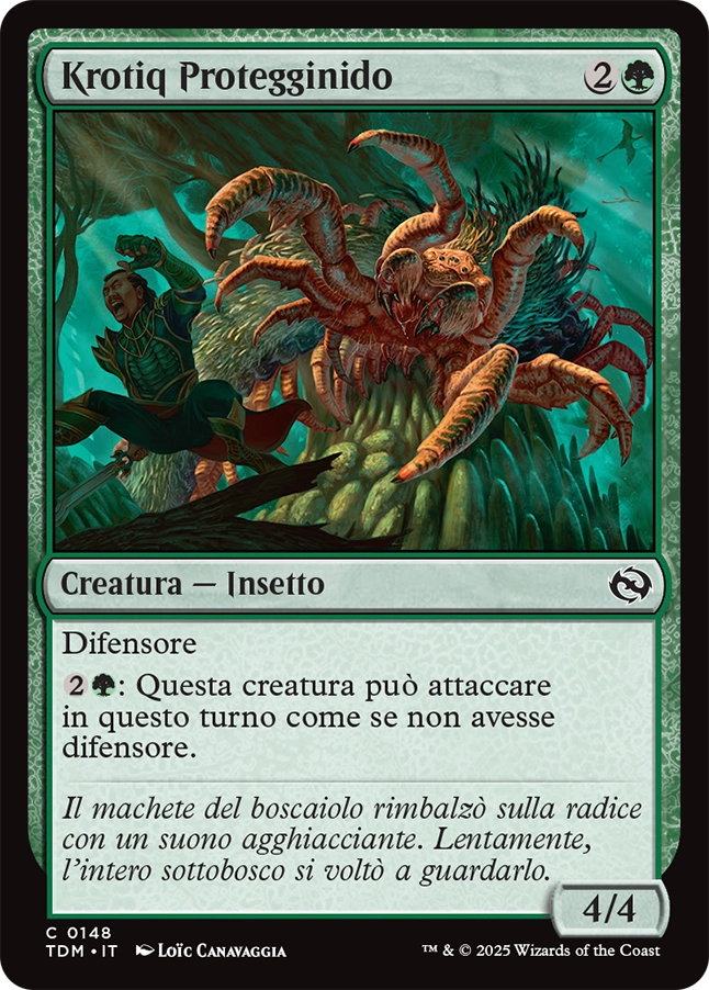 Tarkir la Dracotempesta 148 Krotiq Protegginido