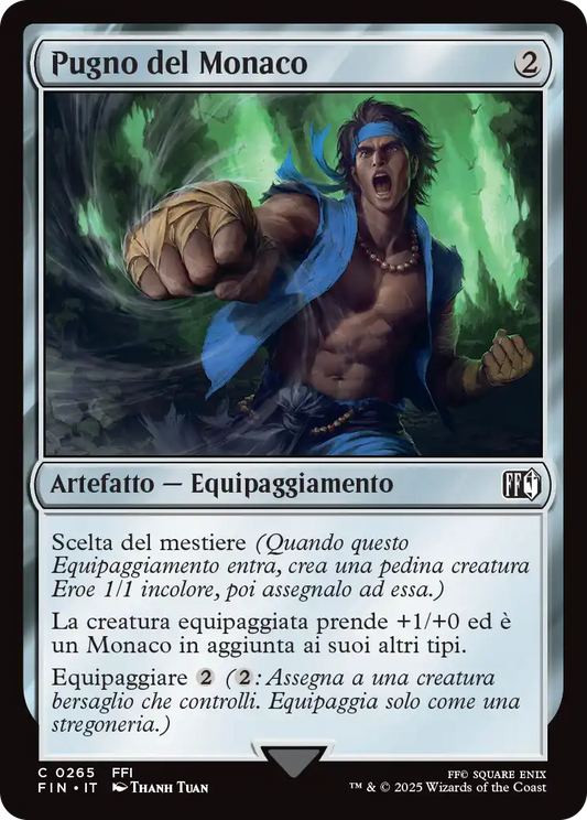 Final Fantasy foil 581 Pugno del Monaco foil