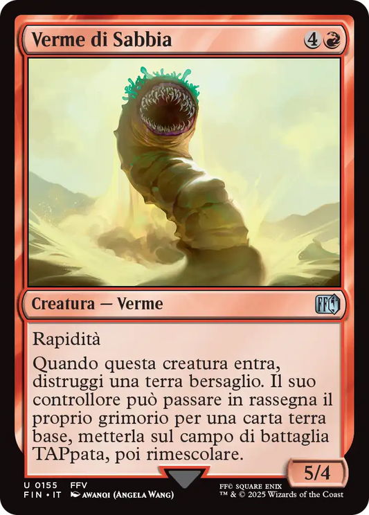 Final Fantasy 155 Verme di Sabbia