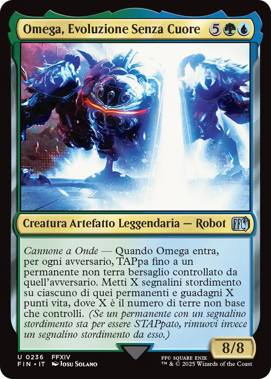 Final Fantasy foil 576 Omega, Evoluzione Senza Cuore foil