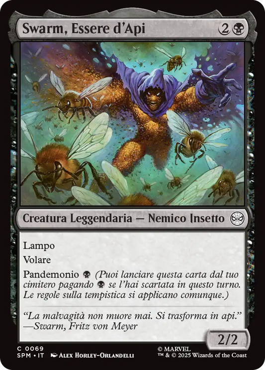 Magic Marvel Spider-man 69 Swarm, Essere d’Api