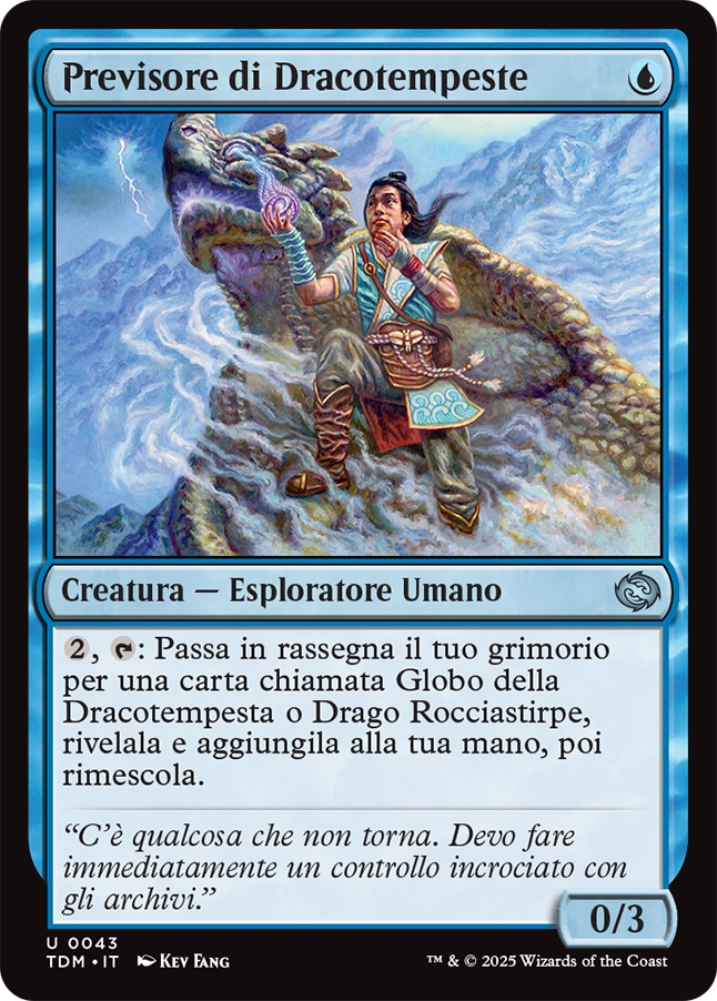 Tarkir la Dracotempesta 432 Previsore di Dracotempeste foil