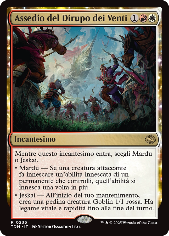 Tarkir la Dracotempesta 235 Assedio del Dirupo dei Venti