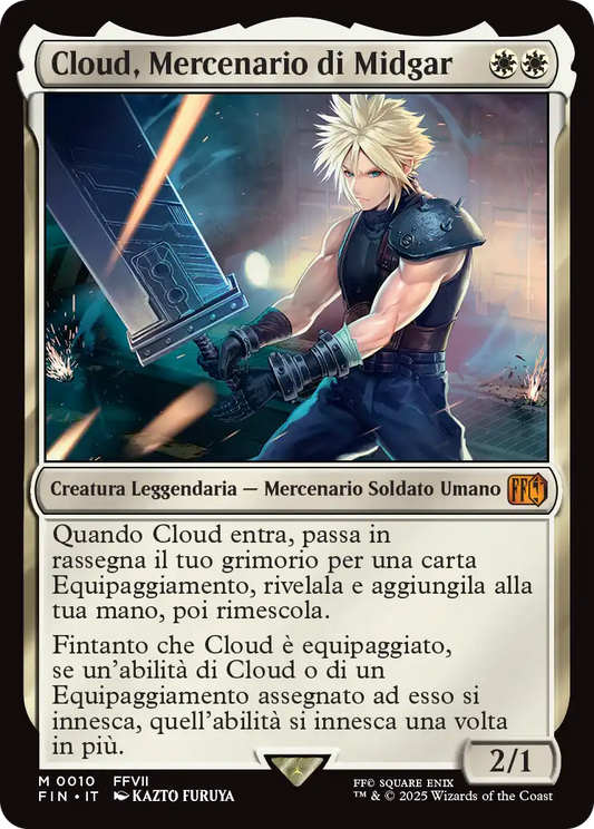 Final Fantasy 10 Cloud, Mercenario di Midgar