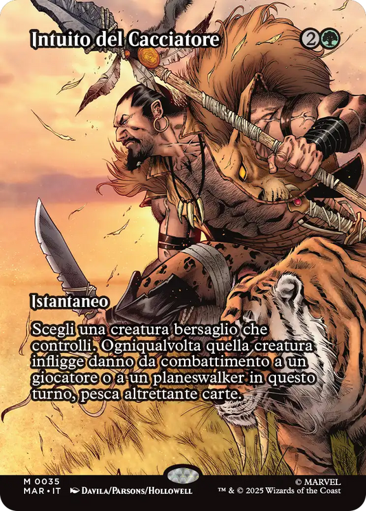 Magic Marvel Spider-man 266 Intuito del Cacciatore Source Material Cads