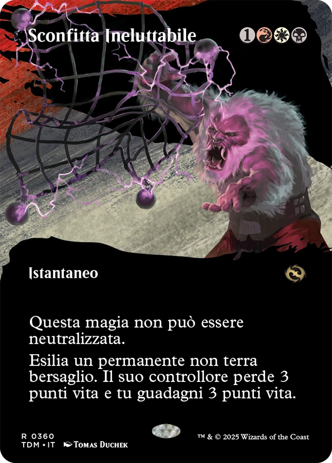 Tarkir la Dracotempesta 360 Sconfitta Ineluttabile extra