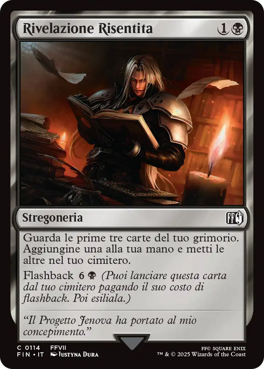 Final Fantasy foil 551 Rivelazione Risentita foil