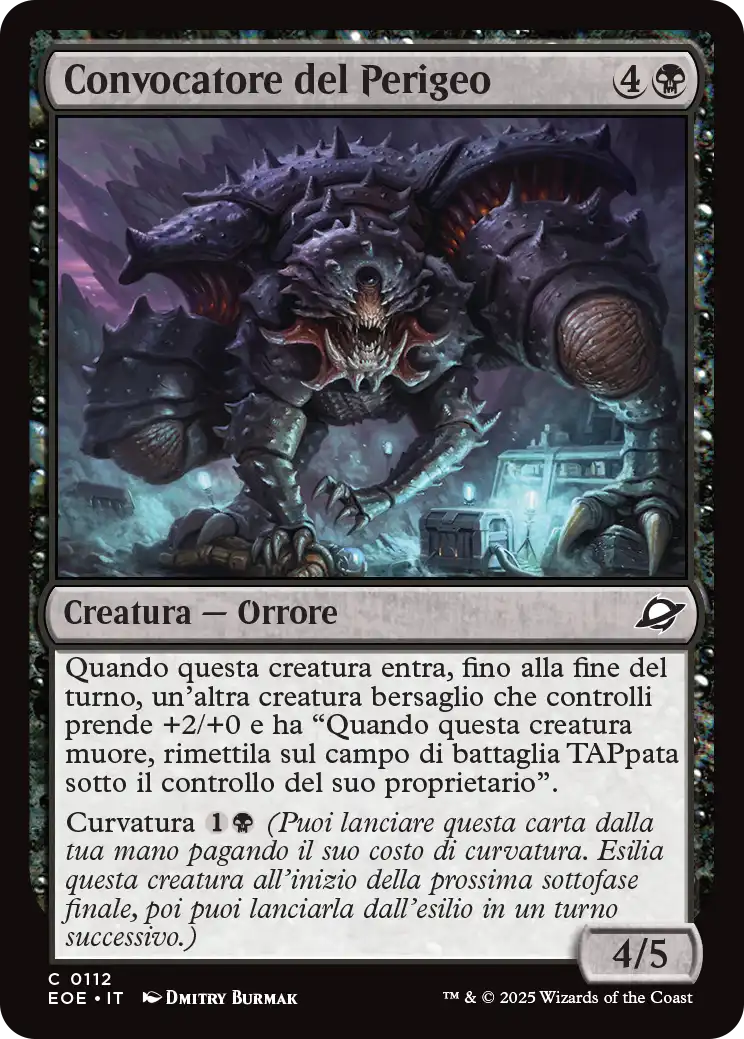 Ai Confini dell' eternità 112 Convocatore del Perigeo
