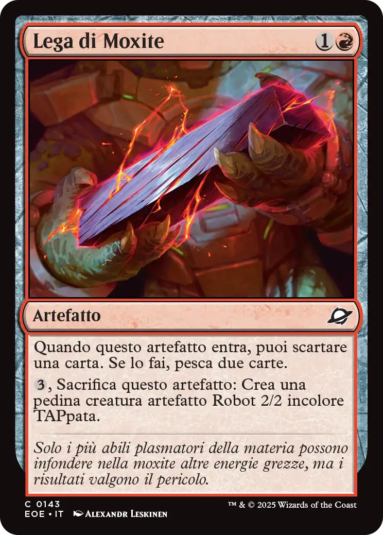 Ai Confini dell' eternità 143 Lega di Moxite